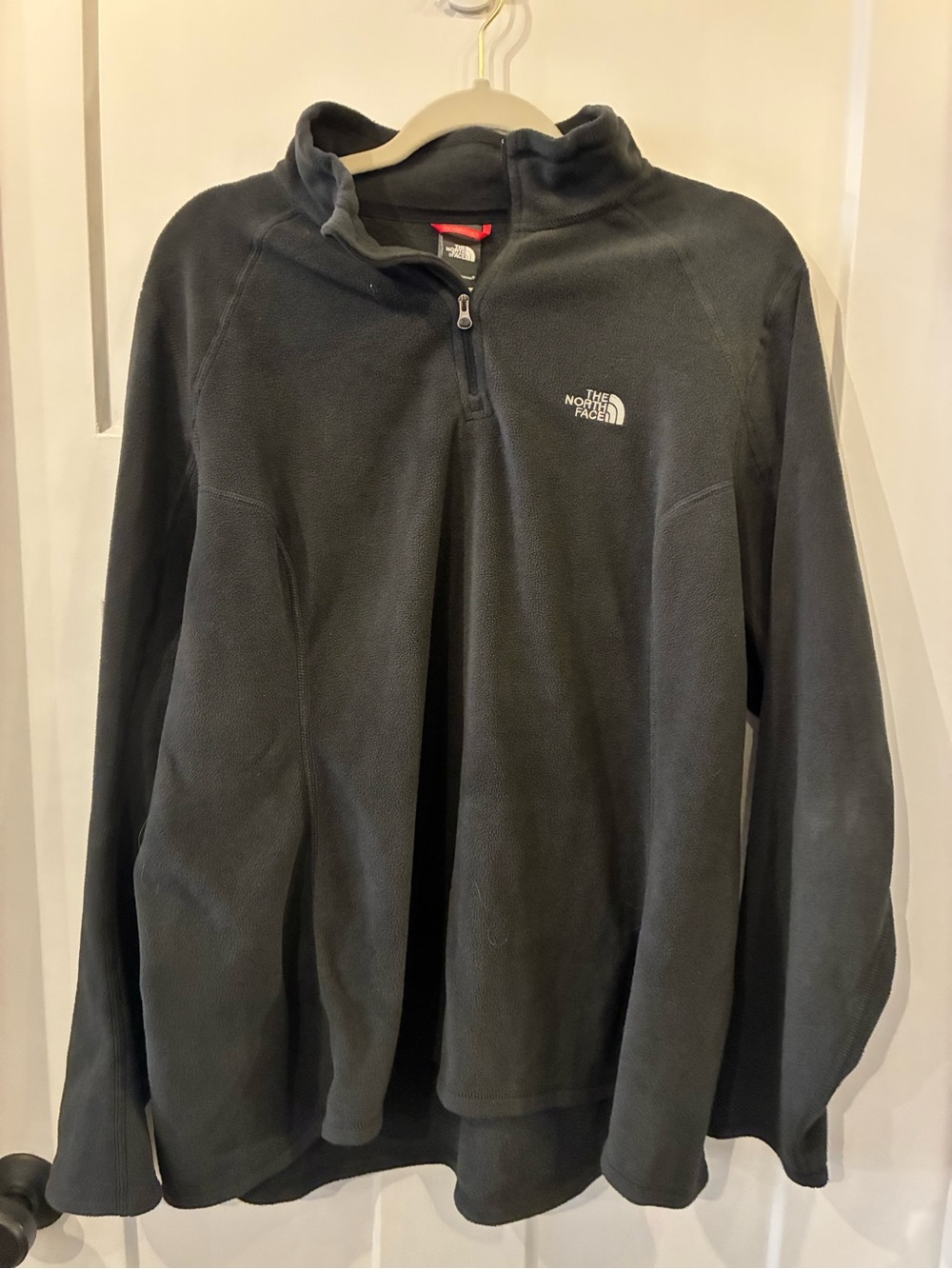 The North Face Black Half-Zip Fleece Pullover